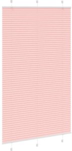 vidaXL Roleta plisowana różowa 120x200 cm Szerokość tkaniny 119,4 cm 3