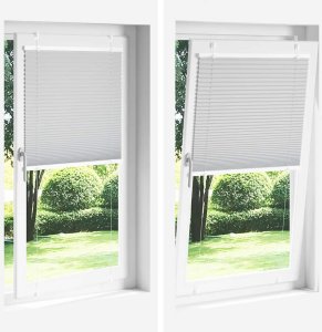 vidaXL Roleta plisowana czarna 110x200 cm Szerokość tkaniny 109,4 cm 8