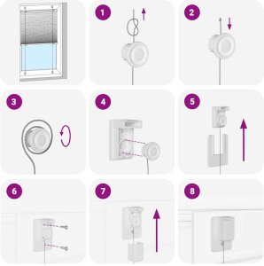 vidaXL Roleta plisowana czarna 115x200 cm Szerokość tkaniny 114,4 cm 6