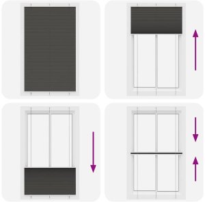 vidaXL Roleta plisowana czarna 115x200 cm Szerokość tkaniny 114,4 cm 7