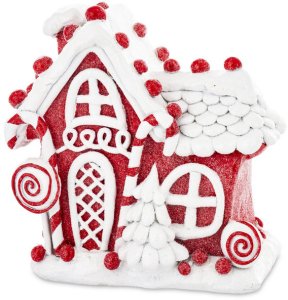 Figurka Domek Led Ozdoba Świąteczna Boże Narodzenie 1