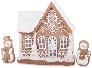 Domek Led Z Figurkami Ozdoba Świąteczna Boże Narodzenie 1