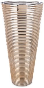 Wazon Szklany Złoty 50x25x25 1