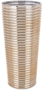 Wazon Szklany Złoty 30x14x14 1