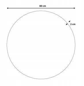 Beliani Lustro ścienne BOUCHON 80 cm 80 cm Zielony 6