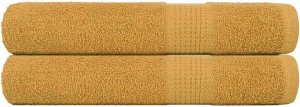 Ręczniki 2 szt. Złoty 100x200 cm 360 gsm 100% bawełna Lumarko! Lumarko! 1