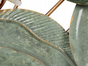 Beliani Dekoracja ścienna Kwiat THORIUM Metal Kolorowy 44 cm 5