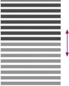 vidaXL Roleta zebra, czarna, szerokość tkaniny 150,9 cm, poliester 5