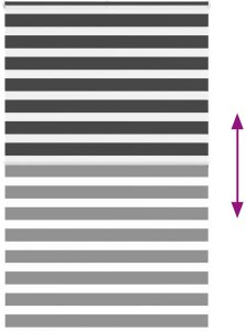 vidaXL Roleta zebra, czarna, szerokość tkaniny 140,9 cm, poliester 5