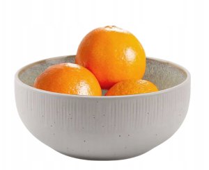 MISKA 13,7 CM DO ZUPY SAŁATEK BEŻOWA SALATERKA 500 ML CERAMIKA 1