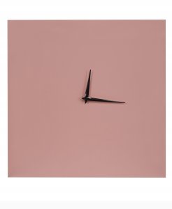 Zegar ścienny TOMAR 40 cm Metal Różowy Lumarko! 1