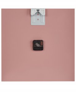 Beliani Zegar ścienny TOMAR 40 cm Metal Różowy 4