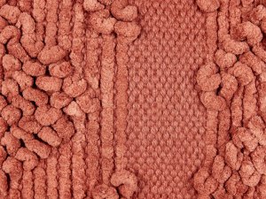 Beliani Zestaw 2 poduszek dekoracyjnych VALVARIA Bawełna 30 x 50 cm Czerwony Wzór zygzak 8