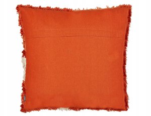 Beliani Zestaw 2 poduszek dekoracyjnych SAGENIA Bawełna 45 x 45 cm Pomarańczowy Wzór abstrakcyjny 5