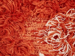 Beliani Zestaw 2 poduszek dekoracyjnych SAGENIA Bawełna 45 x 45 cm Pomarańczowy Wzór abstrakcyjny 8