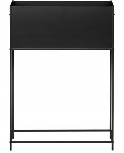 Beliani Doniczka na nóżkach TAPIEN Metal 70 cm Czarny 5