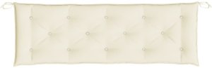 Poduszka na ławkę ogrodową, kremowa, 150x50x7cm, tkanina Oxford 4