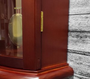 Zegar ścienny JVD NR24020.23 drewniany z kurantaki 68 cm . 4