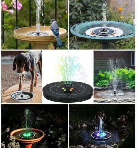 LAMPA FONTANNA SOLARNA DO OCZKA WODNEGO 5 LED AUTOMATYCZNA 5