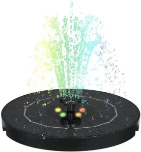 LAMPA FONTANNA SOLARNA DO OCZKA WODNEGO 5 LED AUTOMATYCZNA 6