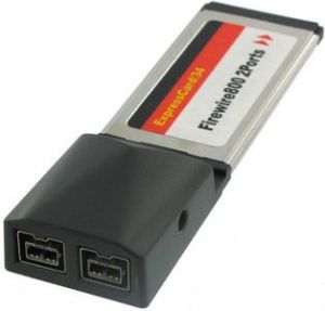Kontroler 4World ExpressCard sterownik 2 port FireWire 800/1394b 04623 1