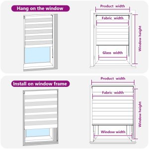 Roleta zebra, czarna, szerokość tkaniny 140,9cm, poliester 7