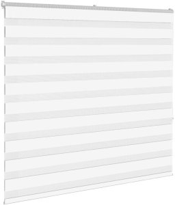 Roleta zebra, biała, szerokość tkaniny 155,9cm, poliester 3