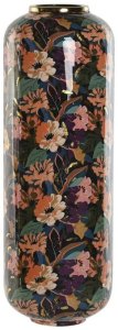 Wazon Home ESPRIT Wielokolorowy Metal 25 x 25 x 70 cm 1