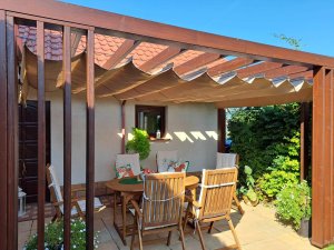 Roleta rzymska pozioma premium Decor 2,5x3 - Beżowy 13