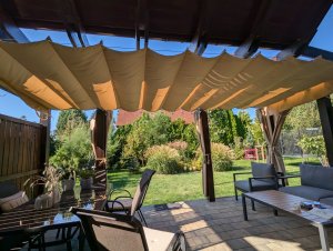 Roleta rzymska pozioma premium Decor 2,5x3 - Beżowy 14