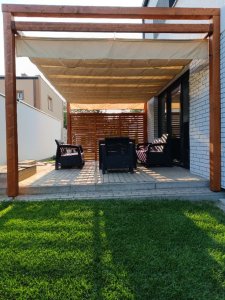 Roleta rzymska pozioma premium Decor 2,5x3 - Beżowy 9