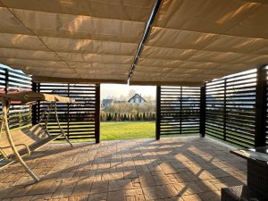 Roleta rzymska pozioma premium Decor 3x3 - Beżowy 11