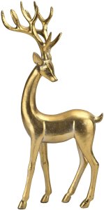 Ozdoba świąteczna Renifer złoty 37cm Art-Pol 157530 1