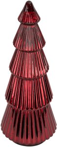 Ozdoba szklana Choinka czerwona duża 54 cm 3