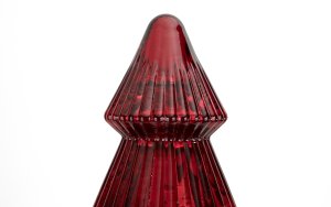 Ozdoba szklana Choinka czerwona duża 54 cm 4