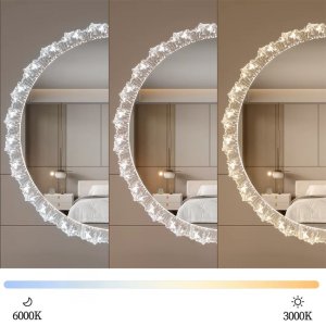 LUSTRO ŚCIENNE LED KRYSZTAŁOWE 60cm YH-3561 4