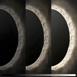 LUSTRO ŚCIENNE LED KRYSZTAŁOWE 60cm YH-3562 5