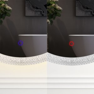 LUSTRO ŚCIENNE LED KRYSZTAŁOWE 60cm YH-3563 5