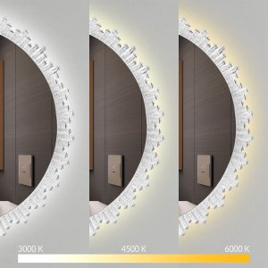 LUSTRO ŚCIENNE LED KRYSZTAŁOWE 80cm X013 3