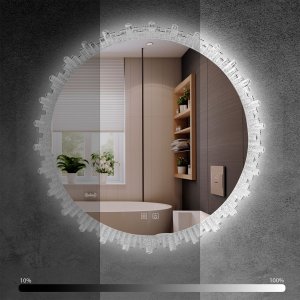 LUSTRO ŚCIENNE LED KRYSZTAŁOWE 80cm X013 4