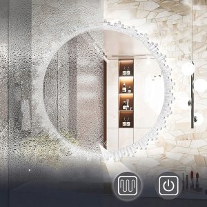 LUSTRO ŚCIENNE LED KRYSZTAŁOWE 80cm X013 5