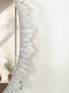 LUSTRO ŚCIENNE LED KRYSZTAŁOWE 80cm X013 7