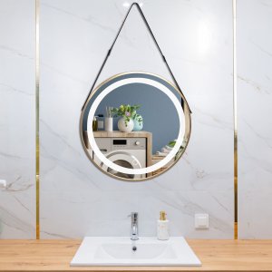 LUSTRO ŚCIENNE LED Z PASKIEM 60cm YH-3339 3