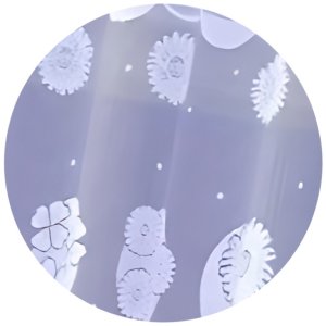 Firanka Biały Kurczaczek wysokość 50 cm DomoweTekstylia | WN2BK3 050 | Wielkanoc 5