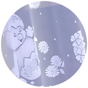 Firanka Biały Kurczaczek wysokość 50 cm DomoweTekstylia | WN2BK3 050 | Wielkanoc 6