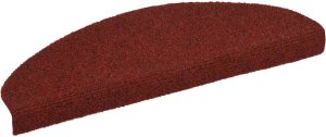 vidaXL Maty na schody samoprzylepne 30 szt. Czerwone 65x21x4 cm 2