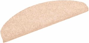 vidaXL vidaXL Maty na schody samoprzylepne 30 szt. Kremowe 65x21x4 cm 2