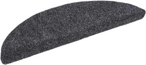 vidaXL Maty na schody samoprzylepne 20 szt. Ciemnoszary 56x17x3 cm (3365668) 2