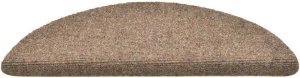 vidaXL Maty na schody samoprzylepne 30 szt. kremowe 56x17x3 cm (3365688) 3