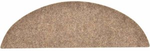 vidaXL Maty na schody samoprzylepne 30 szt. kremowe 56x17x3 cm (3365688) 4